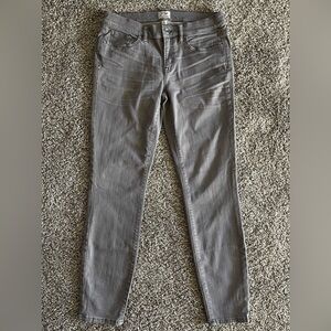 J.Crew Toothpick Skinny Jeans Gray Wash Size 29